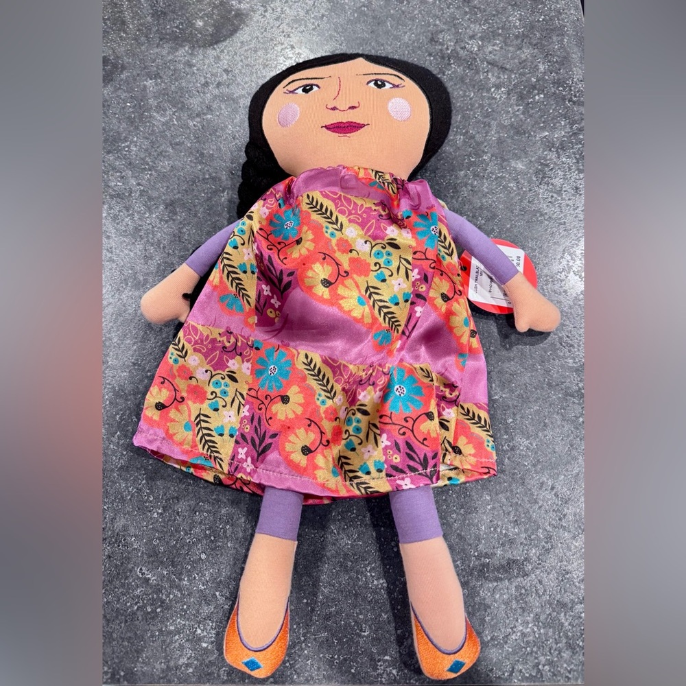 NWT Piccolina Trailblazer Malala Yousafzai plush doll